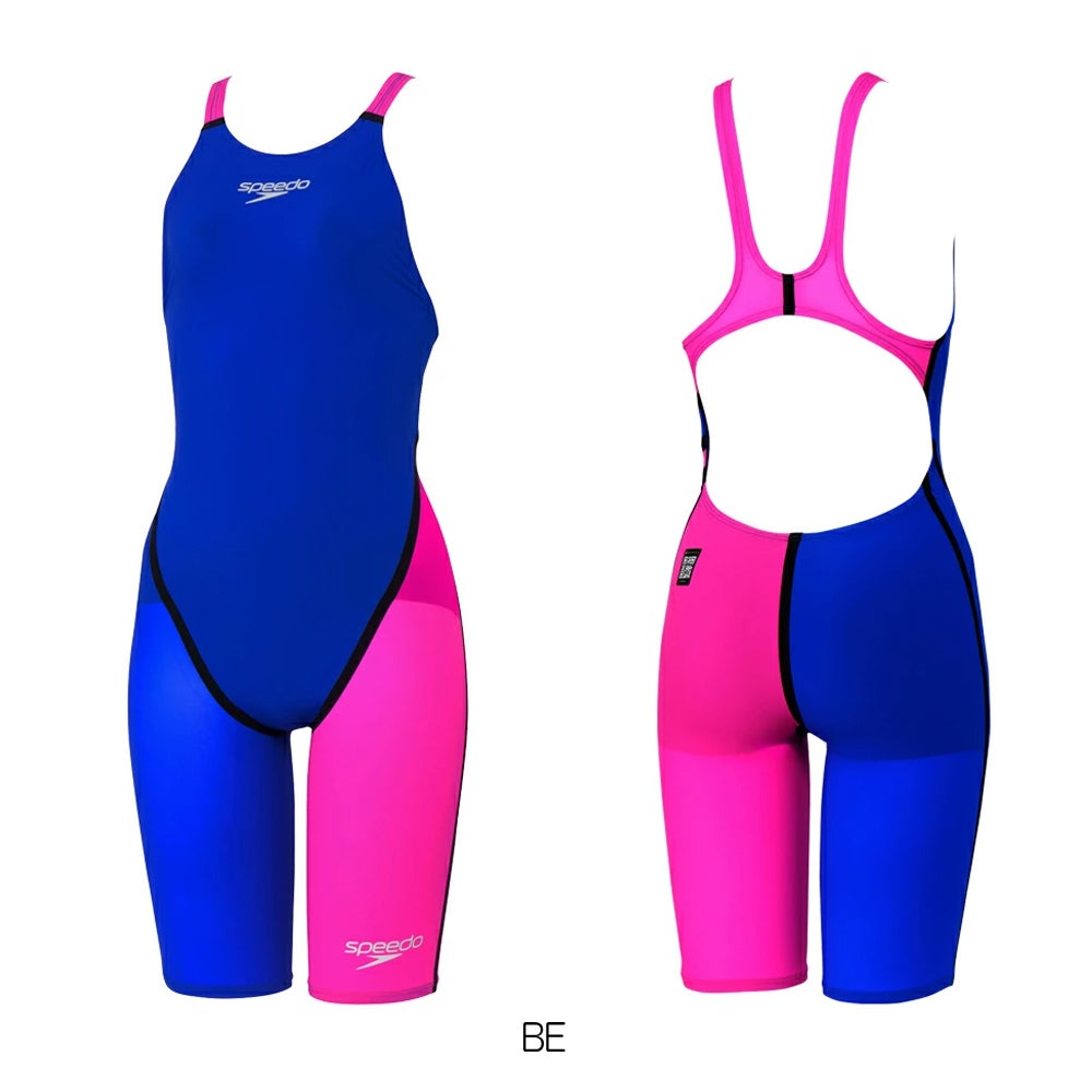 スピードSPEEDO競泳水着レディースWA承認モデルFastskinPro3ファストスキンプロ3オープンバックニースキンSCW12101Ffinaマークあり