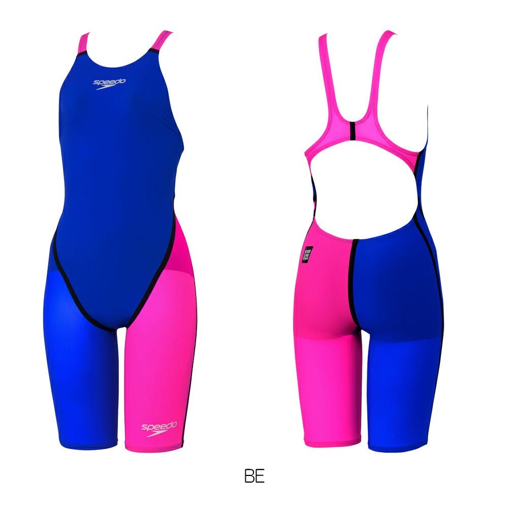 スピードSPEEDO競泳水着レディースWA承認モデルFastskinPro3ファストスキンプロ3オープンバックニースキンSCW12101Ffinaマークあり