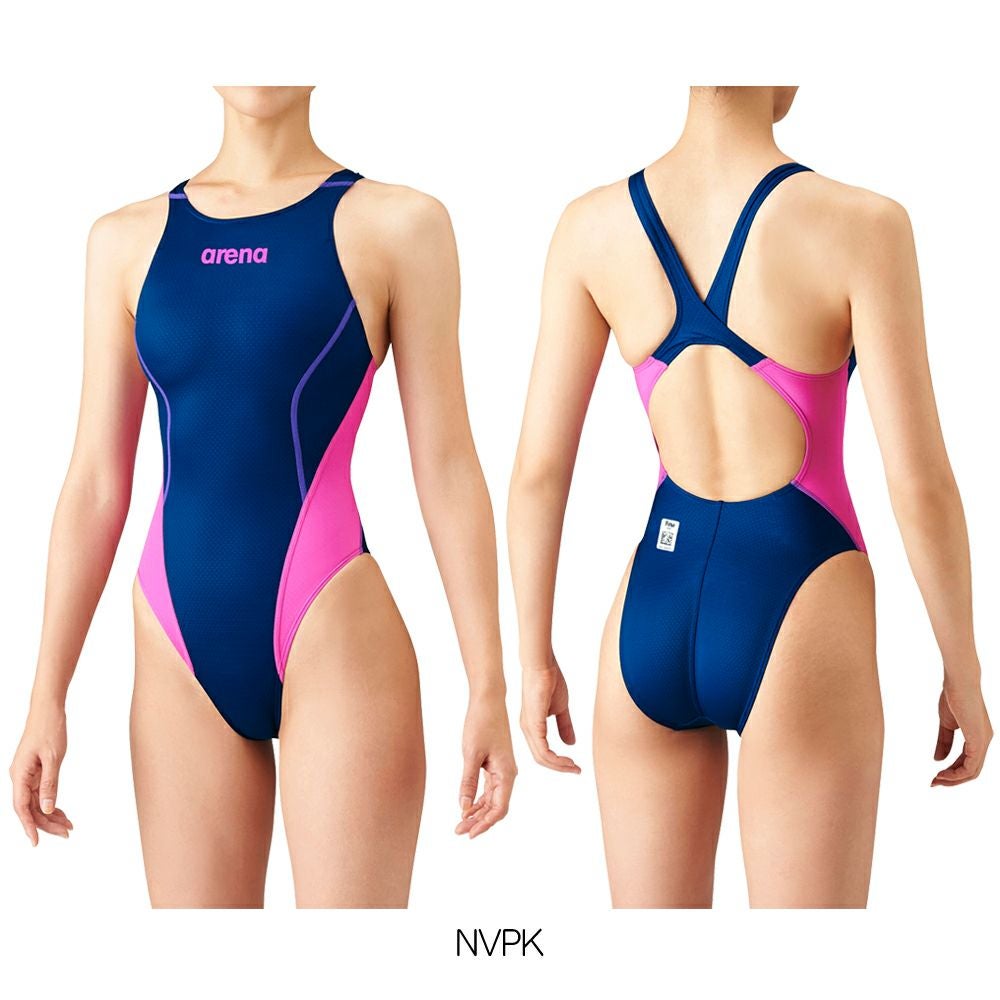 アリーナARENA競泳水着レディースWA承認リミッククロスバックAQUAADVANCEDAQUAXTREMEARN-1025Wfinaマークあり
