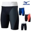 ミズノMIZUNO競泳水着メンズ練習用ハーフスパッツEXERSUITSU-Fit競泳練習水着N2MB2575