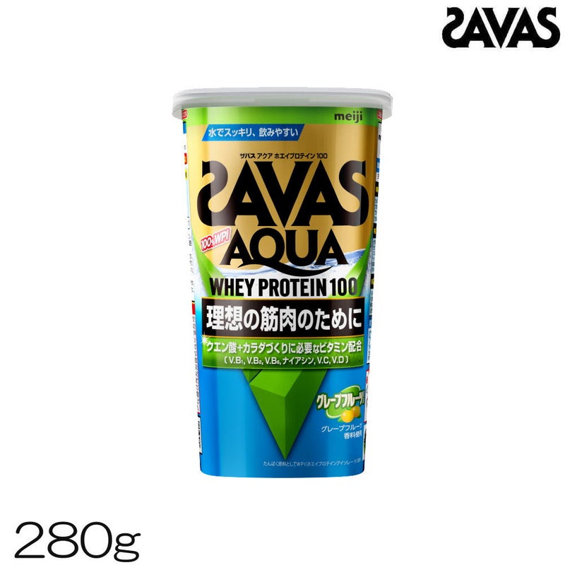 SAVASザバスアクアホエイプロテイン100グレープフルーツ風味280g31118MJ