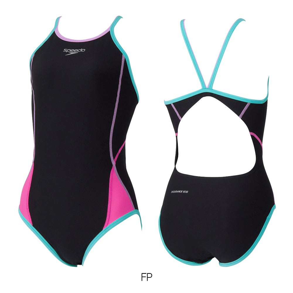スピードSPEEDO競泳水着練習用水着レディースプッシュアップターンズスーツENDURANCEECO競泳練習水着STW02301