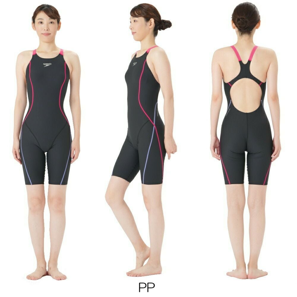 スピードSPEEDO競泳水着練習用水着レディースプッシュアップターンズニースキンオールインワンENDURANCEECO競泳練習水着STW12301