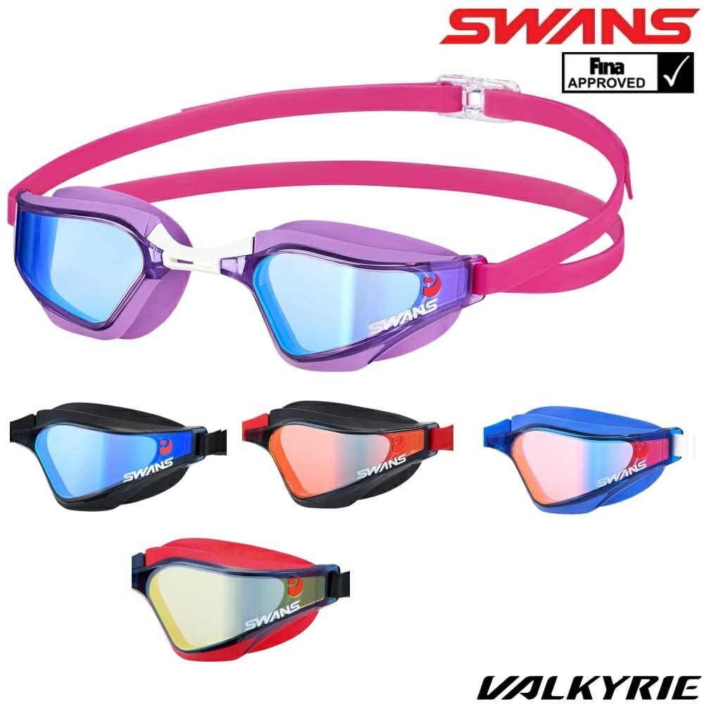 スワンズ SWANS 水泳 レーシングゴーグル ヴァルキリー MITミラー