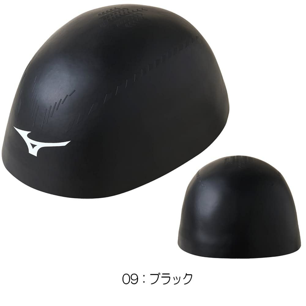 ミズノMIZUNO水泳レーシングシリコンキャップGX・SONICRC競泳大会スイムキャップ2023年秋冬モデルN2JWA502