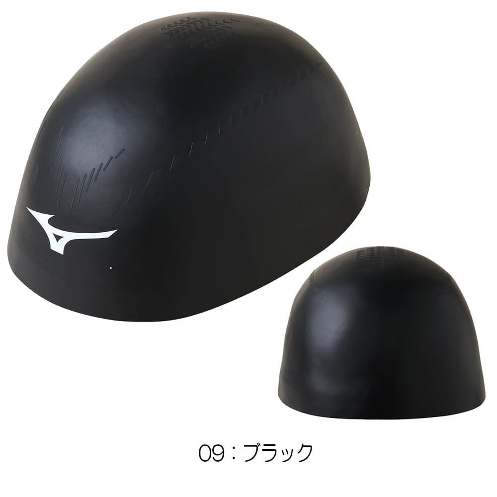 ミズノMIZUNO水泳レーシングシリコンキャップGX・SONICRC小さめサイズ競泳大会スイムキャップ2023年秋冬モデルN2JWA503