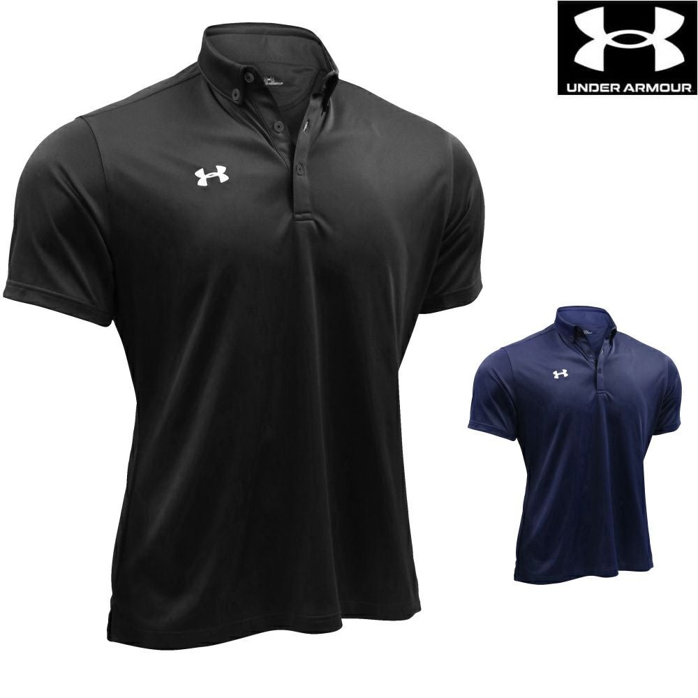 アンダーアーマー UNDER ARMOUR チームアーマー ポロシャツ ボタン