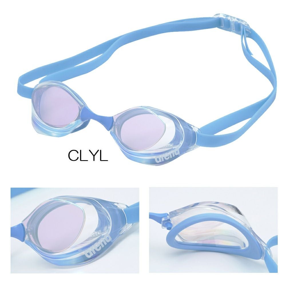 アリーナARENA水泳レーシングゴーグルアクアフォーススイフトエースミラー