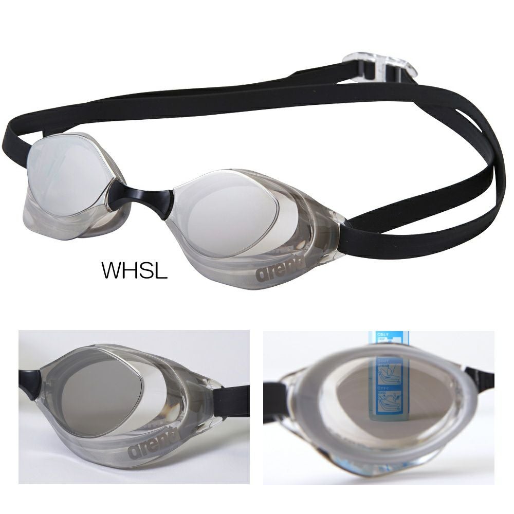 アリーナARENA水泳レーシングゴーグルアクアフォーススイフトエースミラー