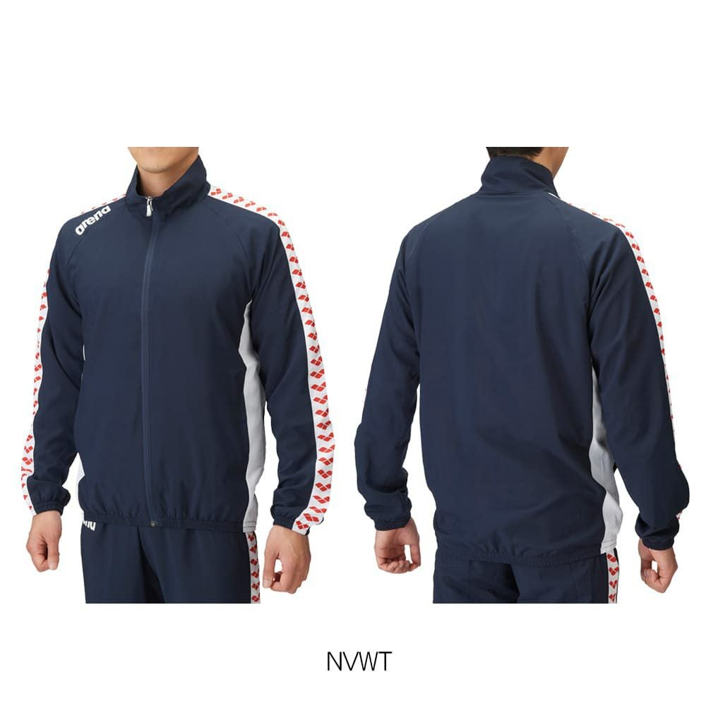 アリーナARENAトレーニングウェアユニセックスジャケットARNウーブン2024春夏モデルASS4JKU003