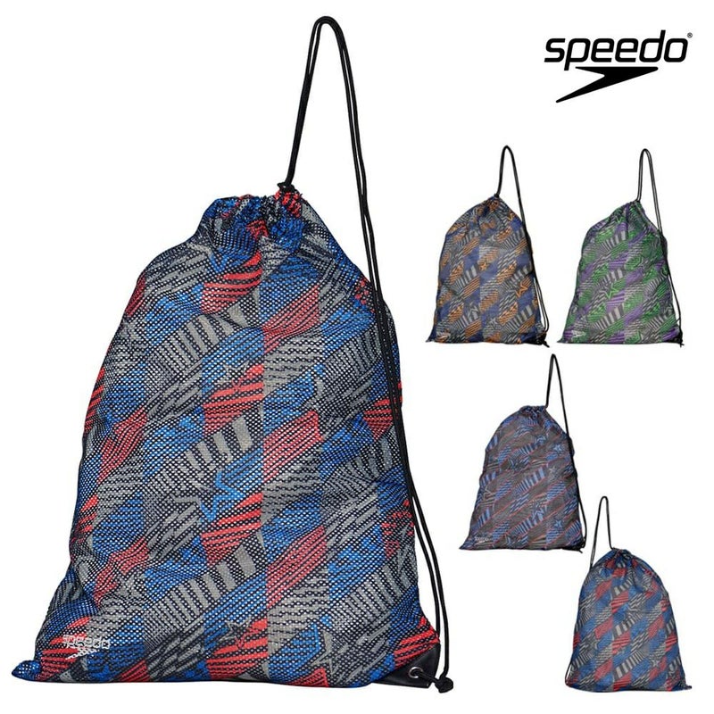 スピードSPEEDO水泳ノベルティーメッシュバッグエル2024春夏モデルSE22407