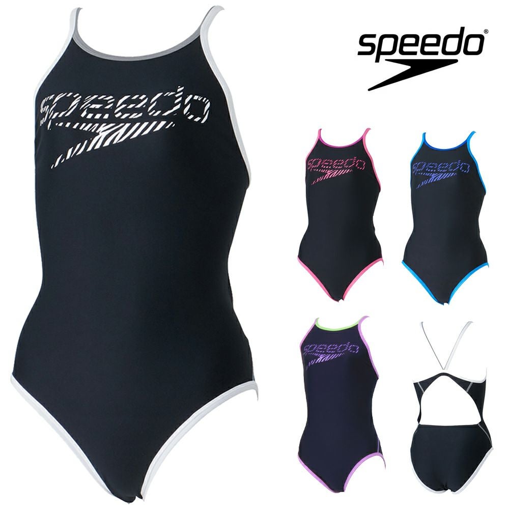 スピード SPEEDO 競泳水着 練習用水着 レディース ゼブラスタック