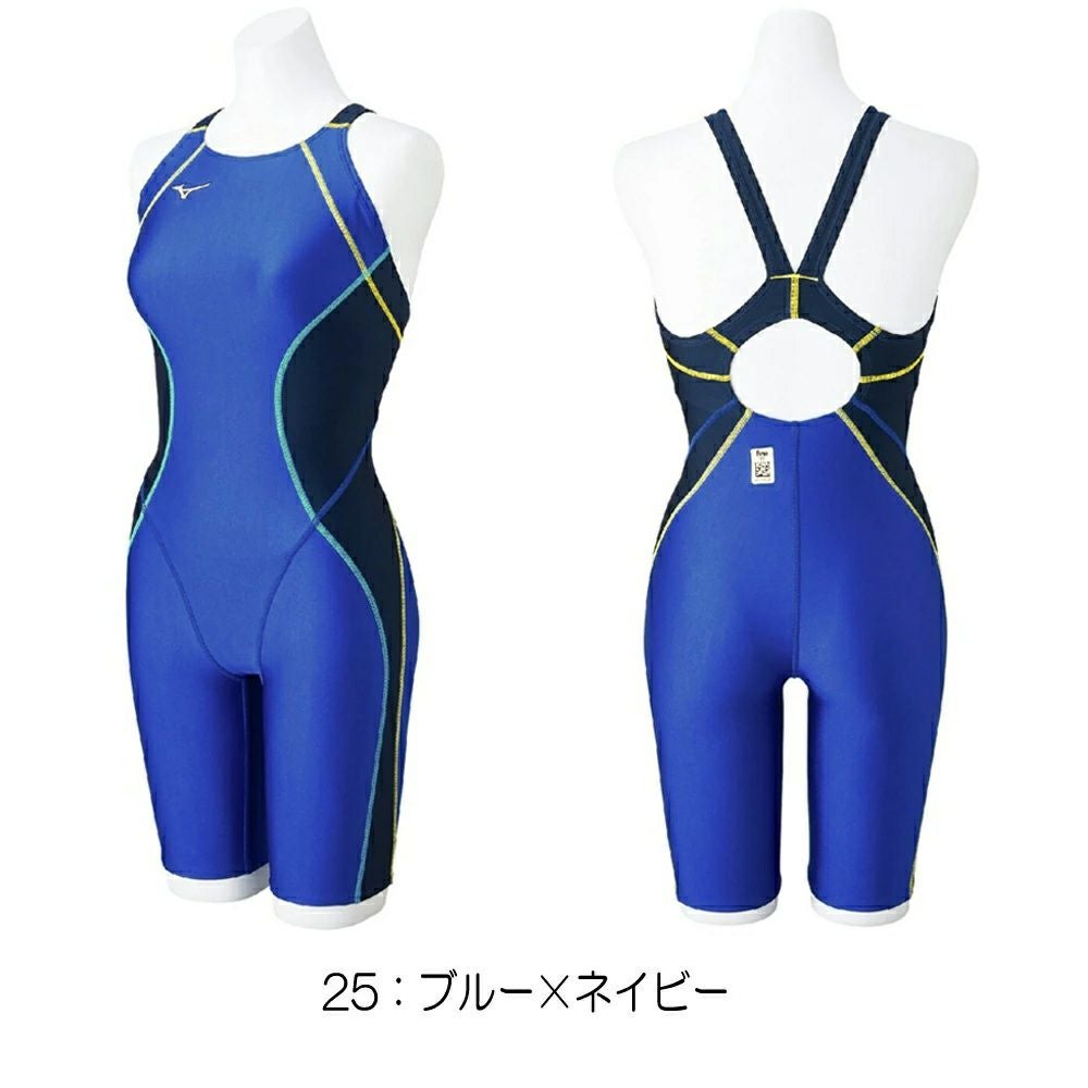 ミズノMIZUNO競泳水着レディースWA承認モデルSTLalaハーフスーツ(マスターズバック)N2MGB245finaマークあり