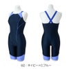 ミズノMIZUNOフィットネス水着レディースSTROKEONEオールインワンパッド付き2024春夏モデルN2JGB302