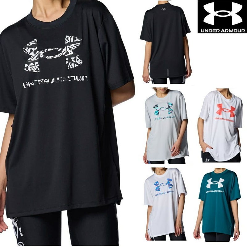 アンダーアーマーUNDERARMOURUAテックオーバーサイズショートスリーブTシャツレディース女性スポーツアパレルトレーニングU1384711