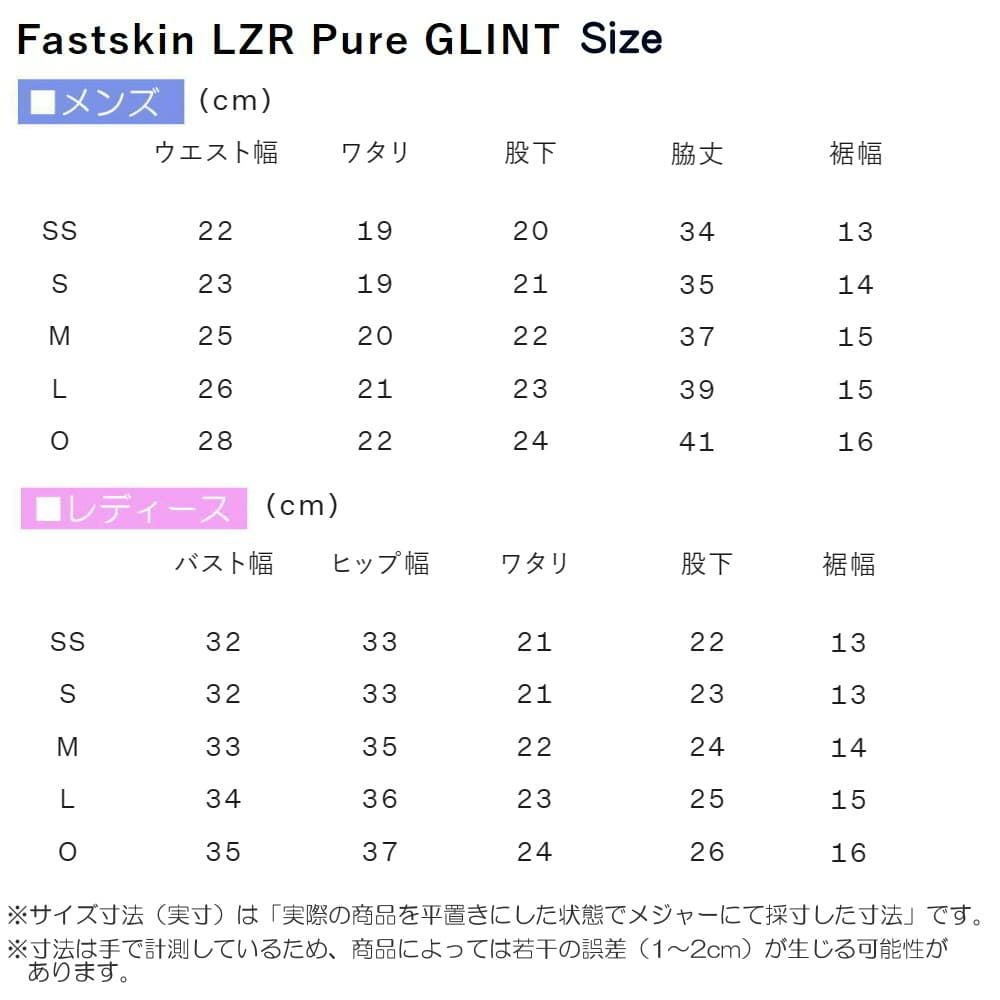 スピードSPEEDO競泳水着メンズFASTSKINLZRPureGLINTファストスキンレーザーピュアグリントジャマーWORLDAQUATICS承認競泳全種目向き高速水着SC62410Ffinaマークあり
