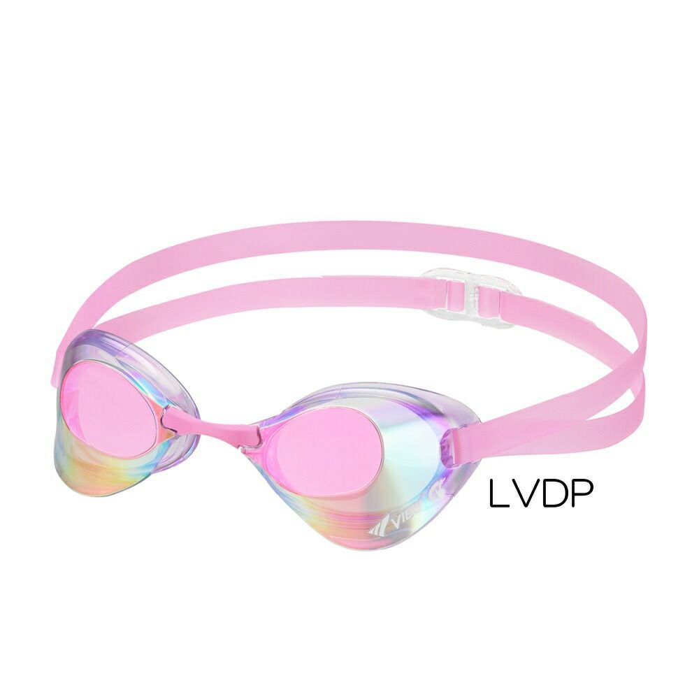 VIEW スイミング レーシング ゴーグル 水泳 競泳  FINA承認  ミラーゴーグル BLADE(ブレード) スワイプアンチフォグ swipe V121SAM