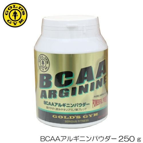 GGP GOLD'S GYM ゴールドジム BCAAアルギニンパウダー250g F4600