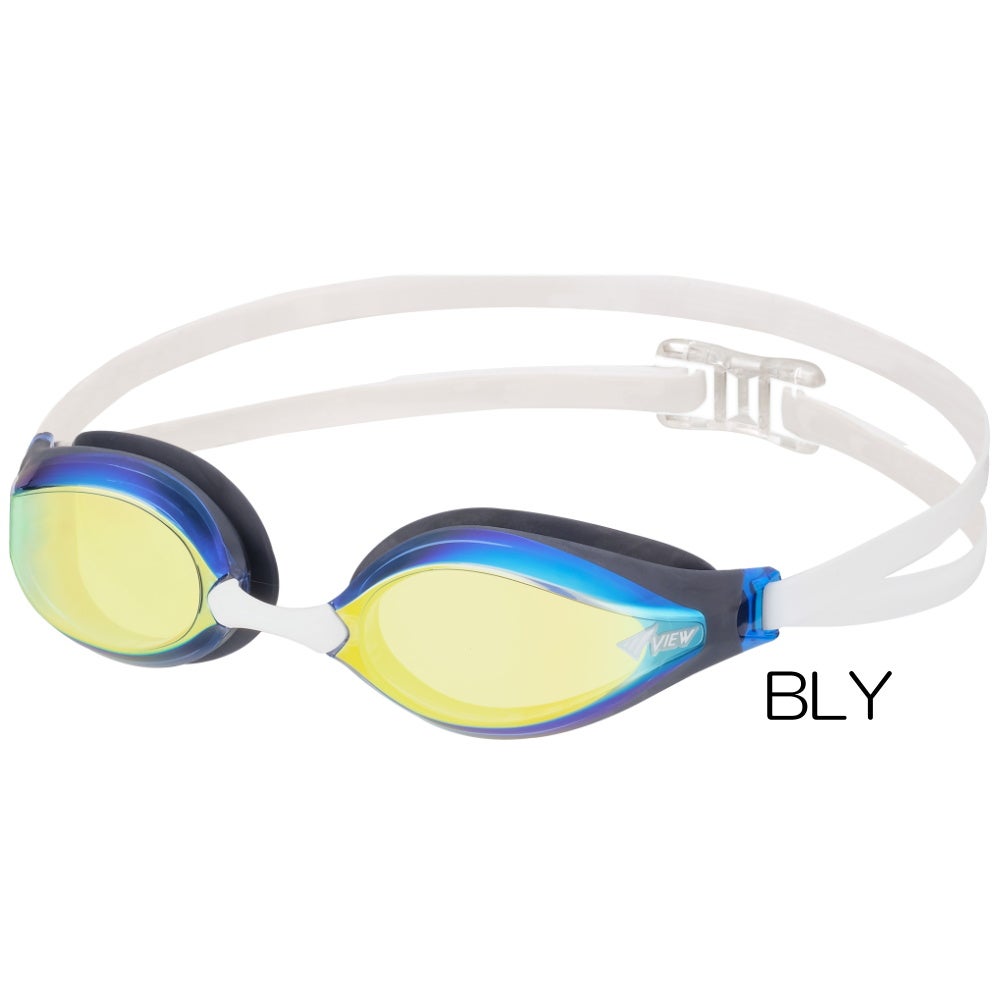 VIEWスイミングゴーグルクッション付きミラータイプAILEエイルWA承認モデルV240SAM