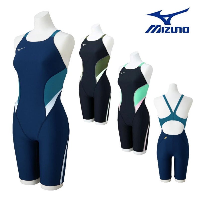 ミズノMIZUNO競泳水着練習用水着レディースエクサースーツハーフスーツオールインワンEXERSUITSU-Fit競泳練習水着N2MGB764