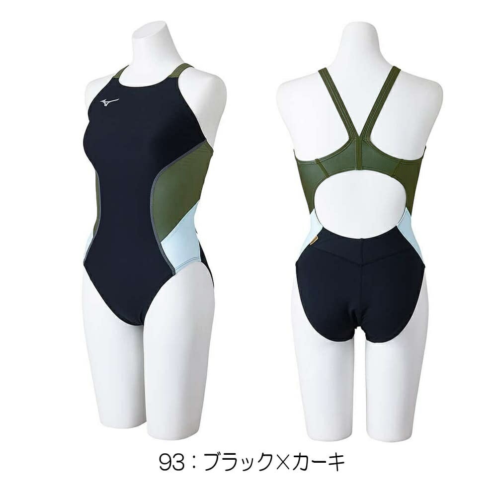 ミズノMIZUNO競泳水着練習用水着レディースエクサースーツミディアムカットEXERSUITSU-Fitダイナモーションフィット競泳練習水着N2MAB761