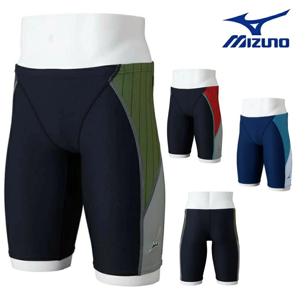 ミズノMIZUNO競泳水着練習用水着メンズエクサースーツハーフスパッツEXERSUITSU-Fit競泳練習水着N2MBB564