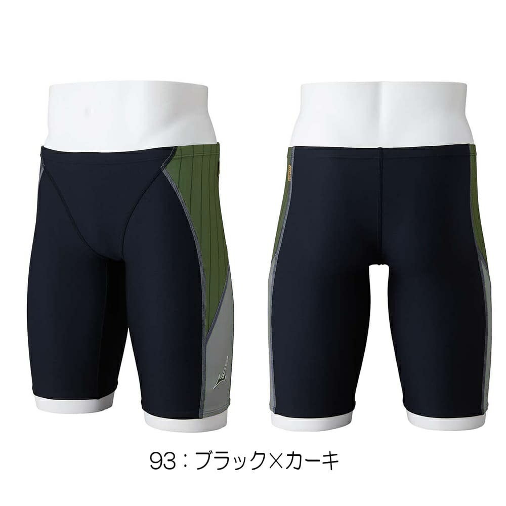 ミズノMIZUNO競泳水着練習用水着メンズエクサースーツハーフスパッツEXERSUITSU-Fit競泳練習水着N2MBB564