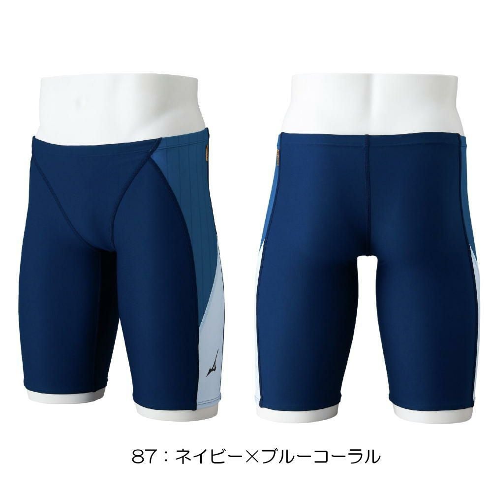 ミズノMIZUNO競泳水着練習用水着メンズエクサースーツハーフスパッツEXERSUITSU-Fit競泳練習水着N2MBB564