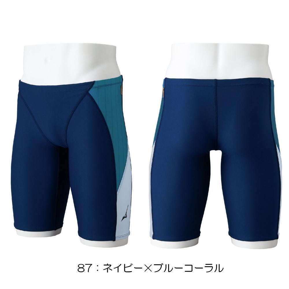 ミズノMIZUNO競泳水着練習用水着メンズエクサースーツハーフスパッツEXERSUITSU-Fit競泳練習水着N2MBB564