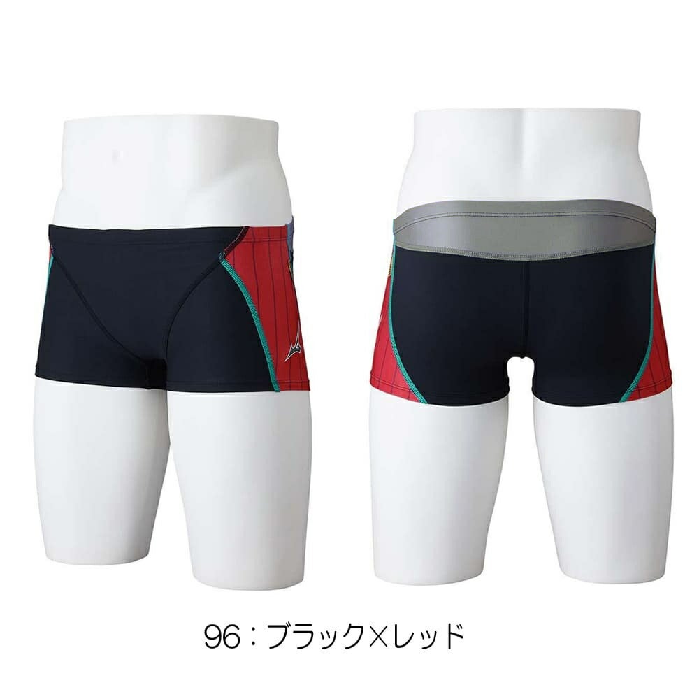 ミズノMIZUNO競泳水着練習用水着メンズエクサースーツショートスパッツEXERSUITSU-Fitダイナモーションフィット競泳練習水着N2MBB561