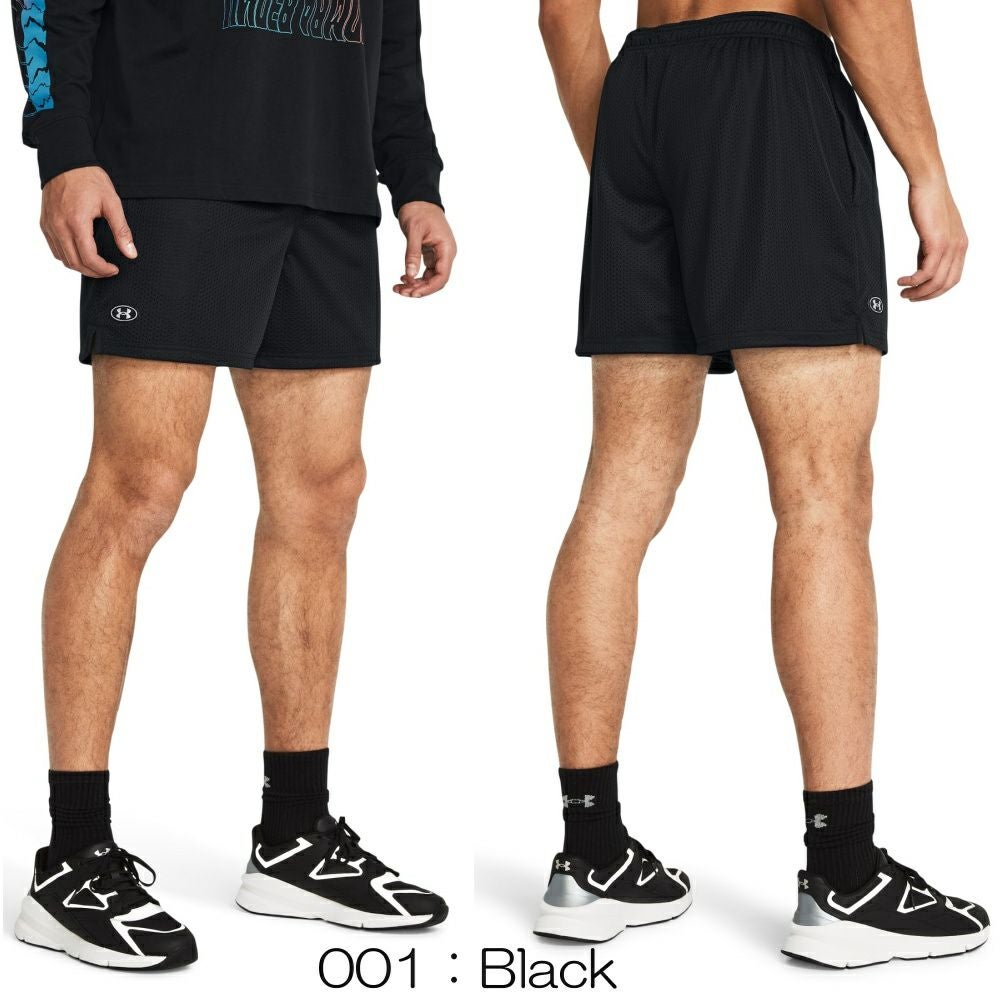 アンダーアーマーUNDERARMOURUAアイコンメッシュショーツメンズ男性スポーツアパレルトレーニングU1383355