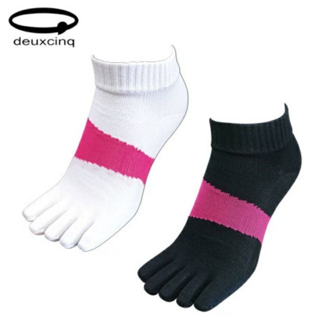 DEUXCINQドゥサンクレディース5本指ソックス靴下スポーツ女性用DUX-0790