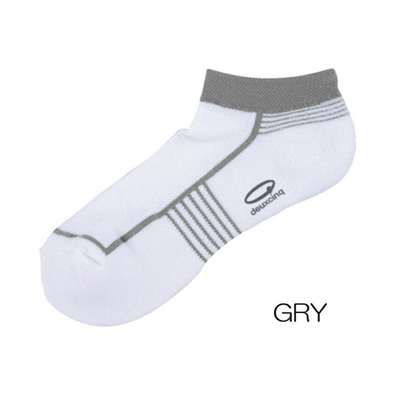 DEUXCINQドゥサンクレディースアンクルソックス靴下スポーツ女性用DUX-0792