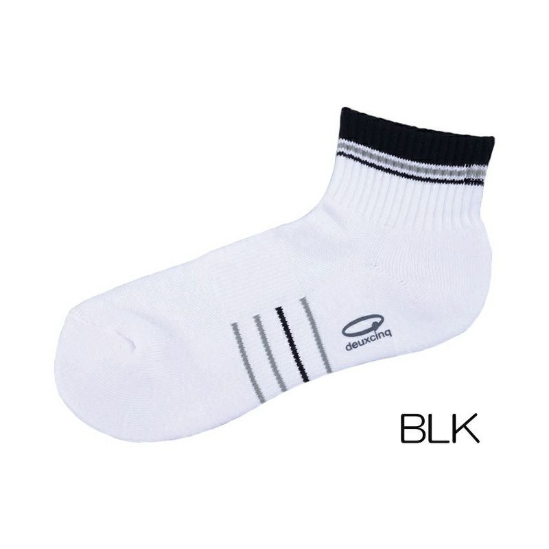 DEUXCINQドゥサンクメンズショートソックス靴下スポーツ男性用DUX-0795