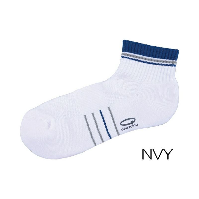 DEUXCINQドゥサンクメンズショートソックス靴下スポーツ男性用DUX-0795