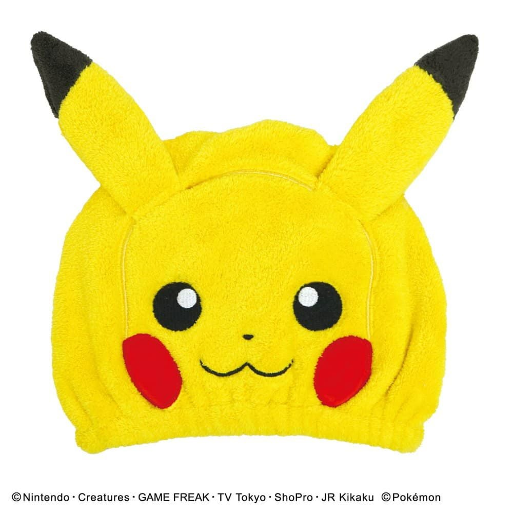タオルキャップ ヘアーキャップ ポケットモンスター ピカチュウ