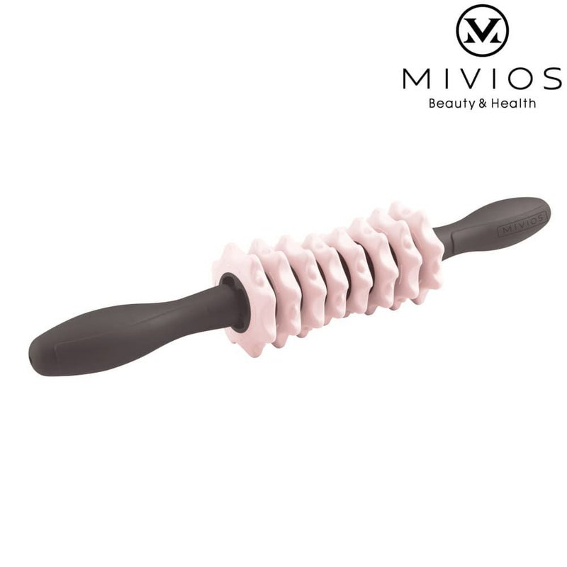 MIVIOSミヴィオスカスタムスティックローラーパウダーピンクアルインコALINCOマッサージフィットネスエクササイズストレッチトレーニングMVS301P