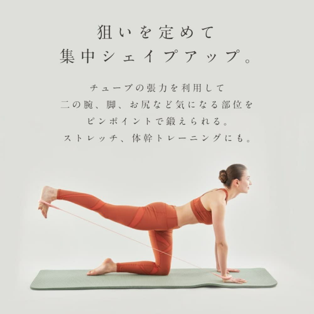 MIVIOSミヴィオスハンドルチューブソフト負荷9kgピンクアルインコALINCOフィットネスエクササイズ筋トレストレッチトレーニングMVS302P