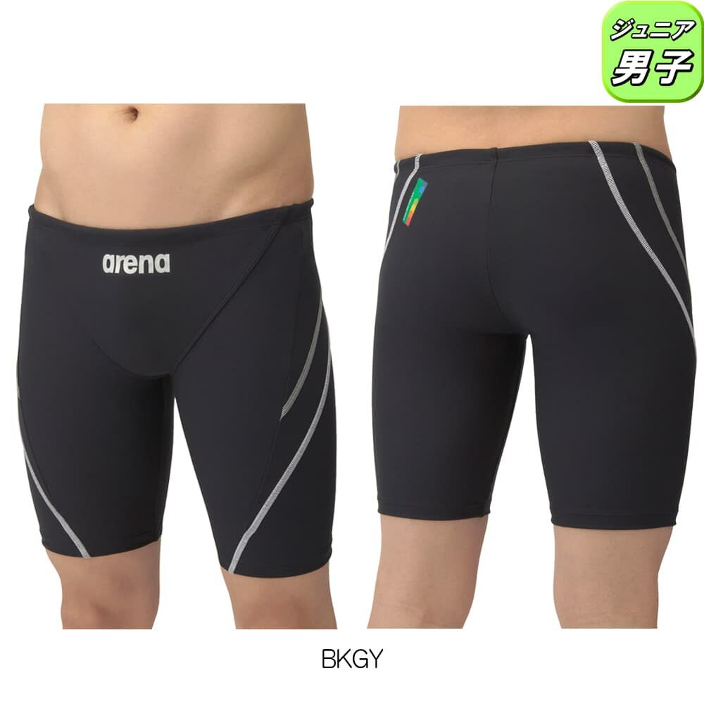 アリーナARENA競泳水着練習用水着ジュニア男子トレーニングスパッツハーフレッグタフスーツタフスキンEAS5SWM00B