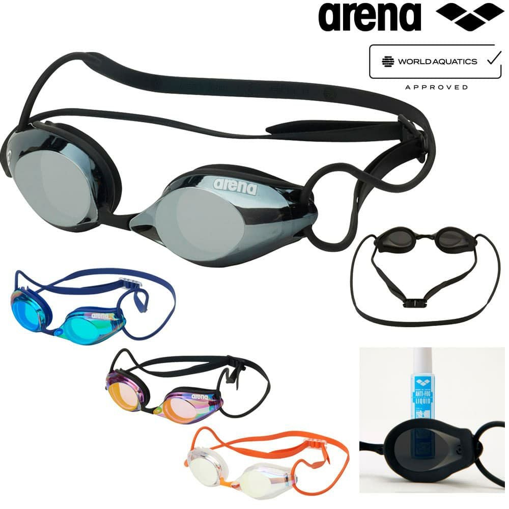 アリーナ ARENA 水泳 レーシングゴーグル スプラッシュ ミラーレンズ