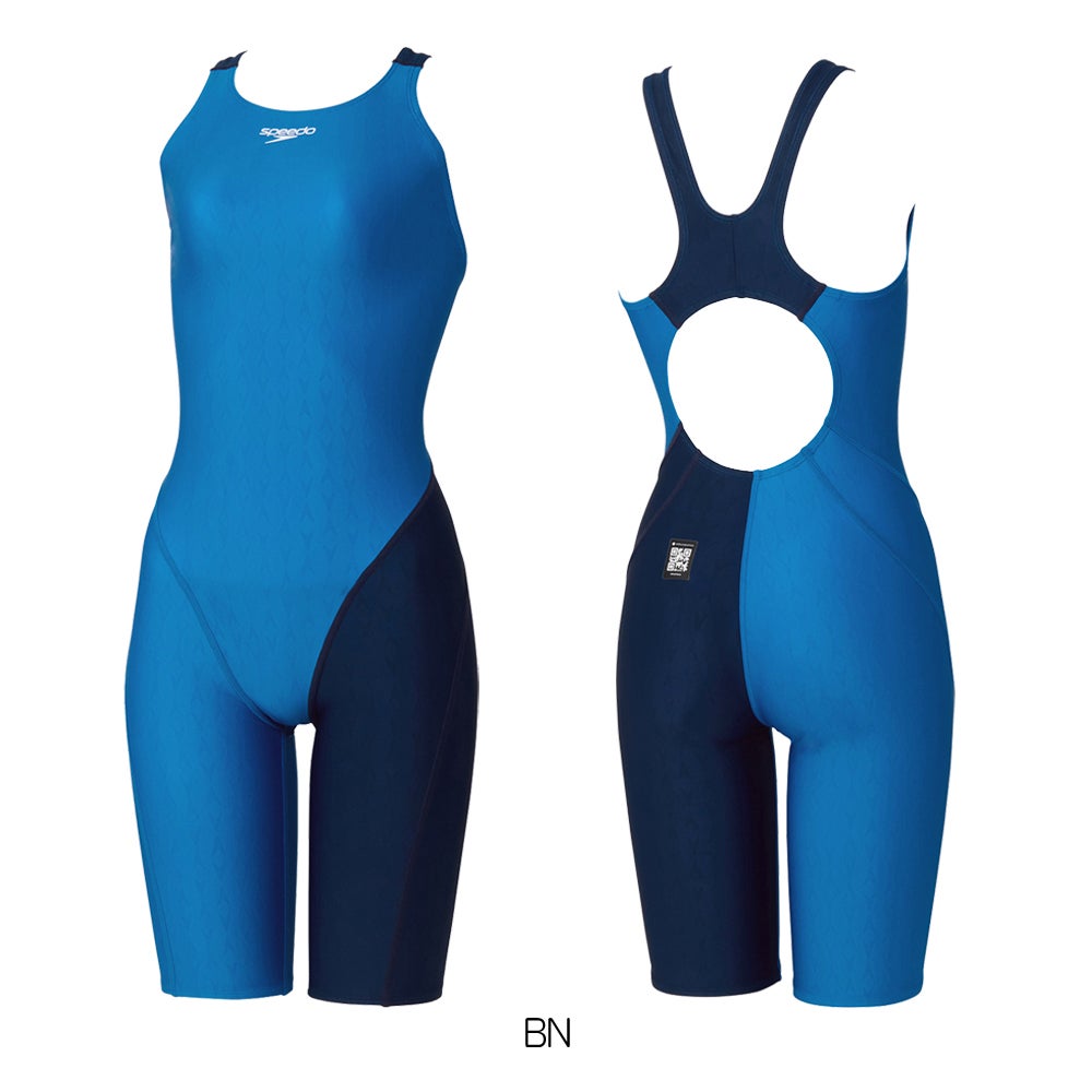 スピードSPEEDO競泳水着レディースWA承認モデルフレックスシグマニュ－セミオープンバックニースキン1オールインワンFLEXΣνフレックスシグマニュー2025年春夏モデルSCW12505Ffinaマークあり