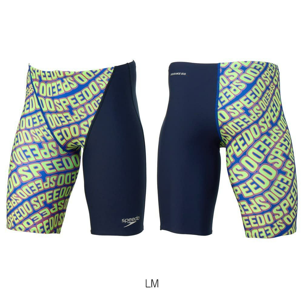 スピードSPEEDO競泳水着練習用水着メンズウェーブロゴターンズジャマーENDURANCEECO競泳練習水着2025年春夏モデルST62506
