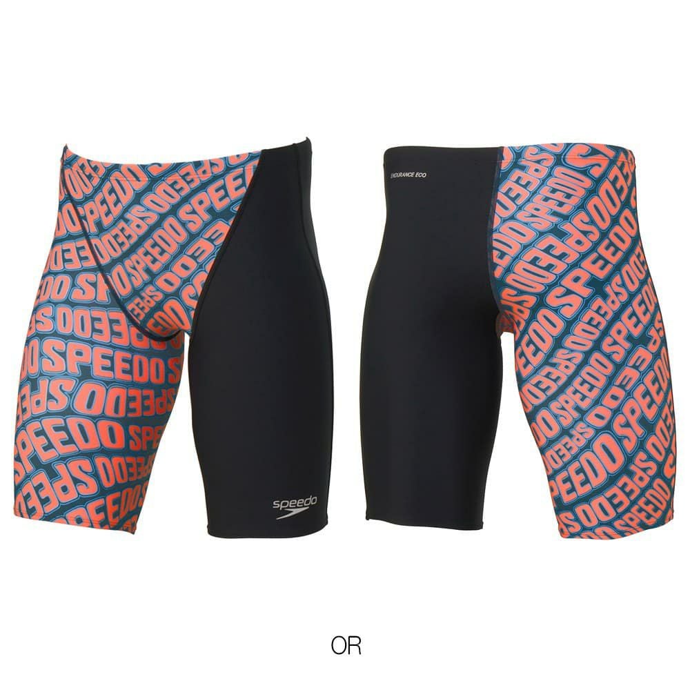 スピードSPEEDO競泳水着練習用水着メンズウェーブロゴターンズジャマーENDURANCEECO競泳練習水着2025年春夏モデルST62506