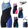 スピードSPEEDO競泳水着練習用水着レディースラウラウターンズショートニースキンオールインワンENDURANCEECO競泳練習水着2025年春夏モデルSTW12510