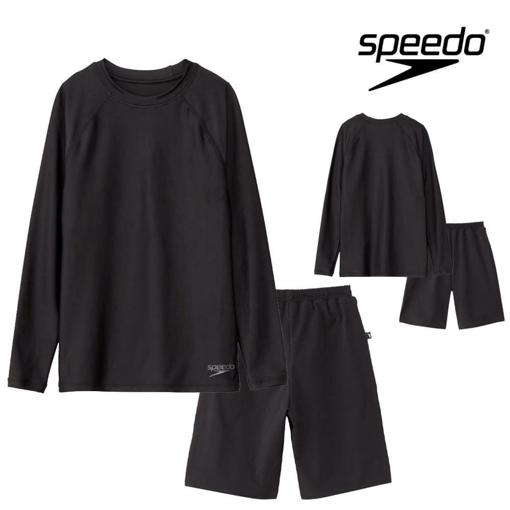 スピードSPEEDO競泳水着練習用水着ジュニアユニパロングスリーブオールインワンポリエステルトリコット3競泳練習水着2025年春夏モデルSFB22510