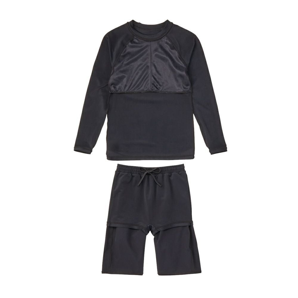 スピードSPEEDO競泳水着練習用水着ジュニアユニパロングスリーブオールインワンポリエステルトリコット3競泳練習水着2025年春夏モデルSFB22510