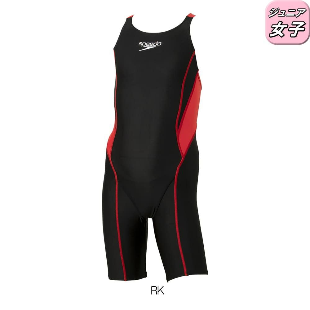 スピードSPEEDO競泳水着ジュニア女子FINA承認モデルフレックスゼロ2ジュニアオープンバックニースキンオールインワンFLEXZeroSCG12206Ffinaマークあり