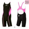 スピードSPEEDO競泳水着ジュニア女子FINA承認モデルフレックスゼロ2ジュニアオープンバックニースキンオールインワンFLEXZeroSCG12206Ffinaマークあり
