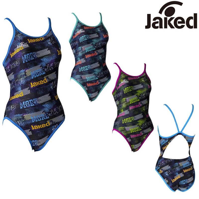 Jakedジャケッド競泳水着練習用水着レディースJ-FORTEX　ジェイ・フォルテックスハイパーバックスーツ競泳練習水着820743F