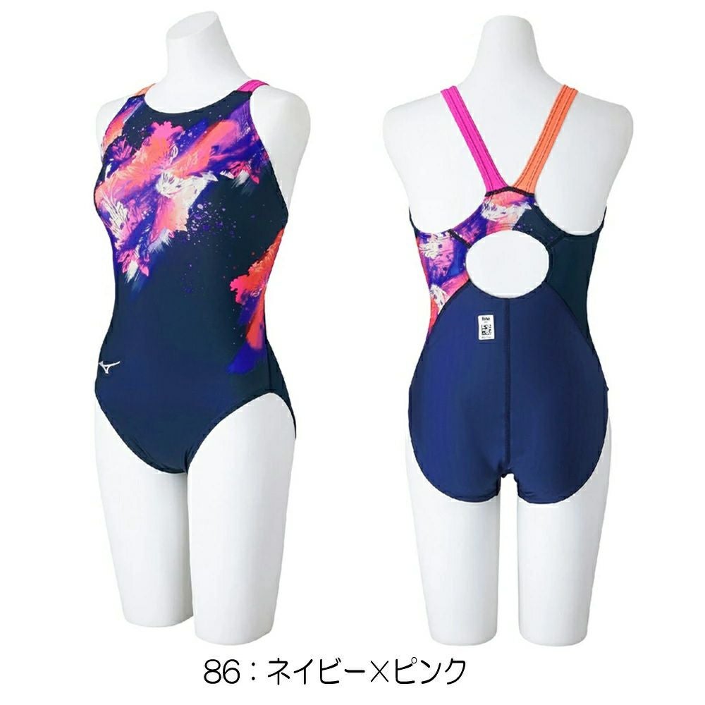 ミズノMIZUNO競泳水着レディースWA承認モデルSTREAMACEローカットストリームフィットA2025年春夏モデルN2MAC241finaマークあり